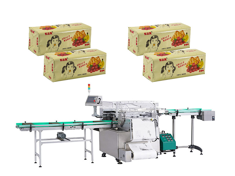 Cellophane over wrapping machine for food biscuit and cookie WBG-ST Series