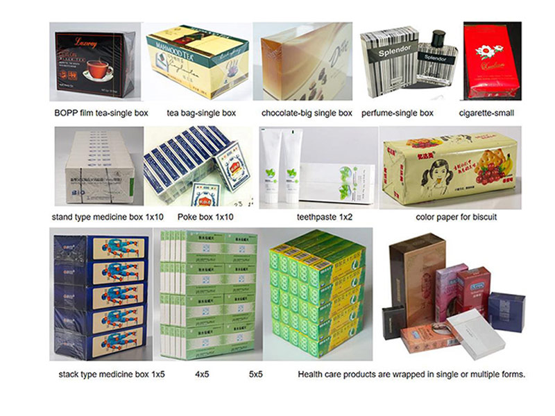 Medicine pill box collaction packaging machine Automatic wrapping machine WBG-CD380 Series