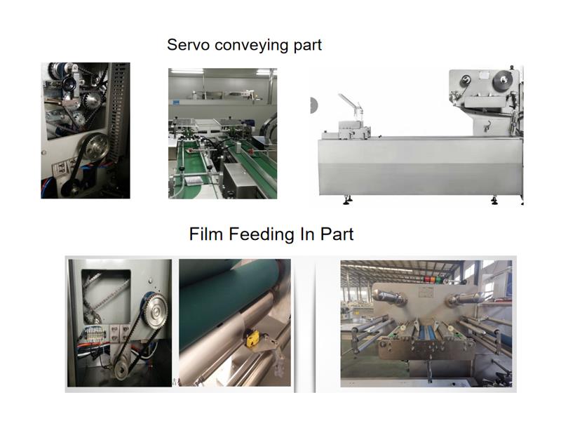 Automatic horizontal flow wrap packing machine for biscuit food