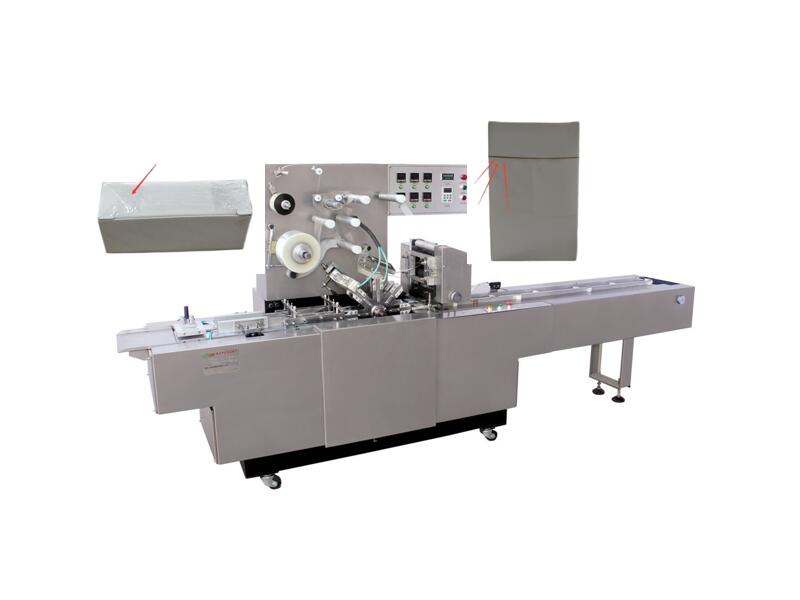 small box turret cellophane wrapping machine