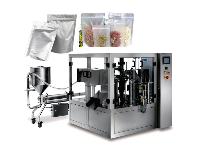 Zipper bag pouch filling packing machine