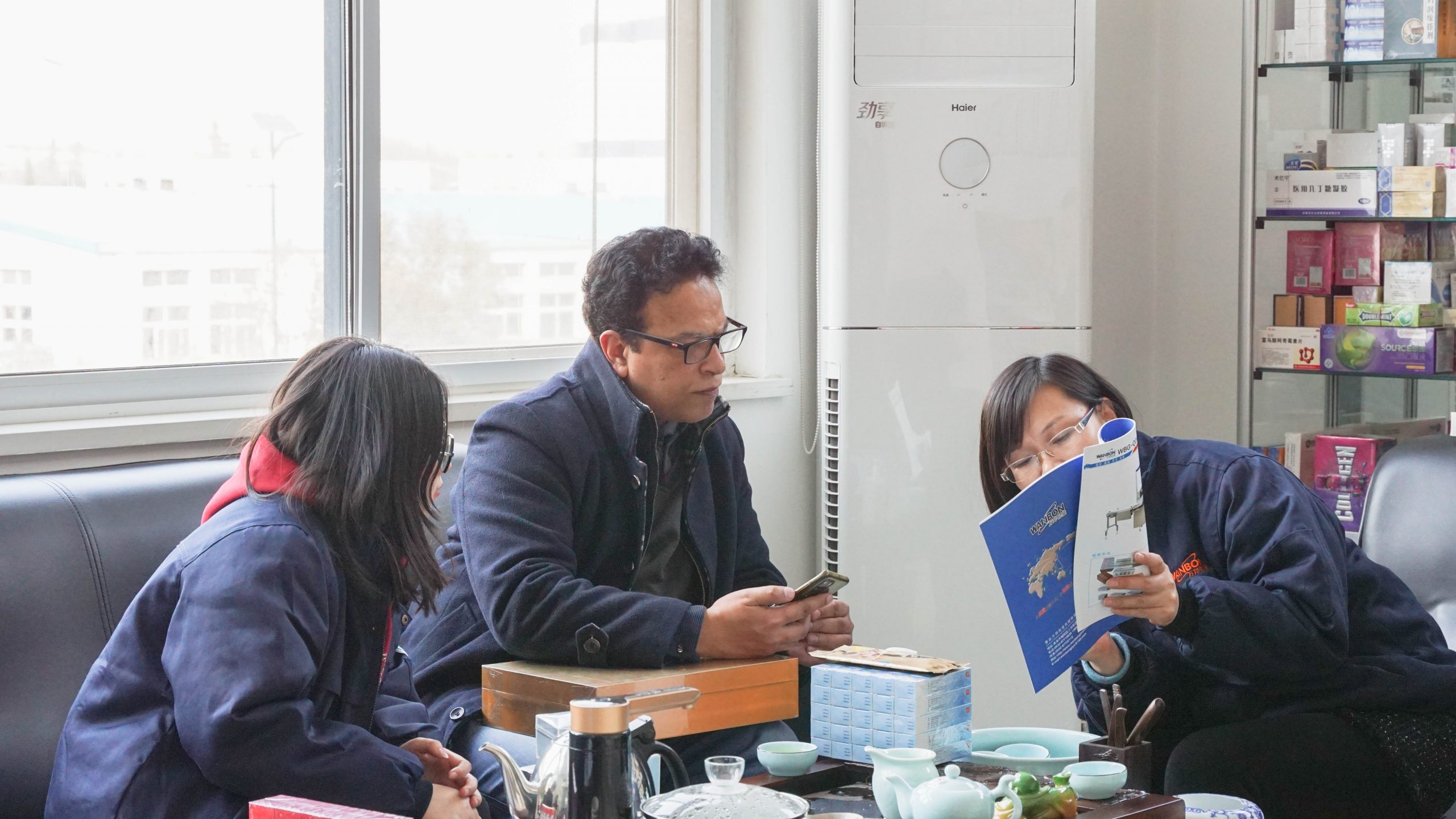 Egyptian customers came to visit Wanbon factory