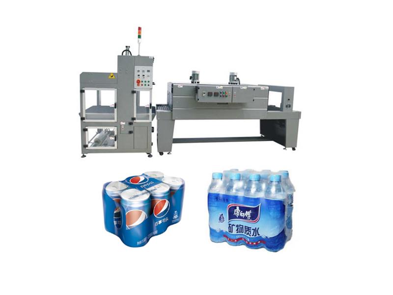 Sleeve Cutting Sealing Bottle Carton Box Shrinking Wrapping Packaging Machine