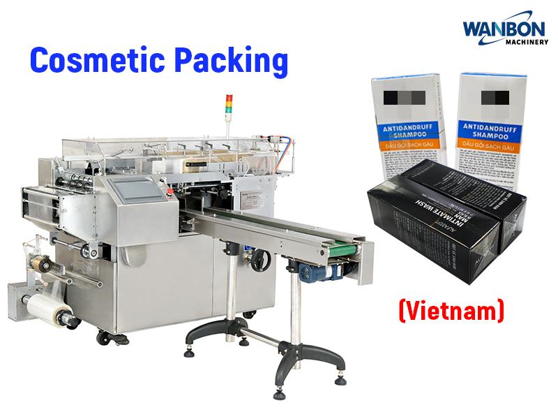 Cosmetics BOX overwrapping machines