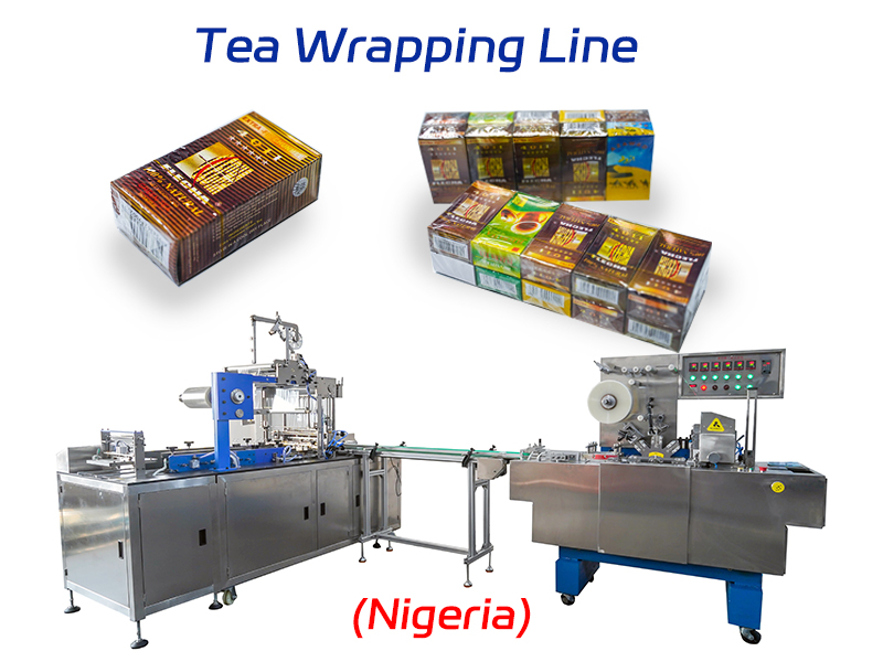 Tea Wrapping Machine Line Ship to Nigeria