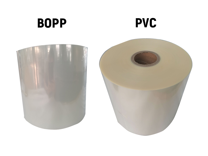 BOPP PVC Film Roll with special treatment: de-static