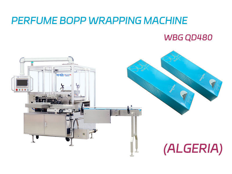 perfume BOPP wrapping machine