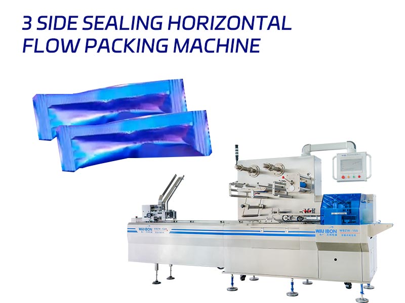 3 Side Sealing Horizontal Flow Wrapping Machine High End