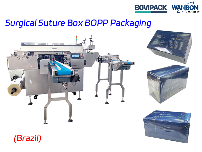 Surgical Suture Box BOPP Packaging Machine to Brail