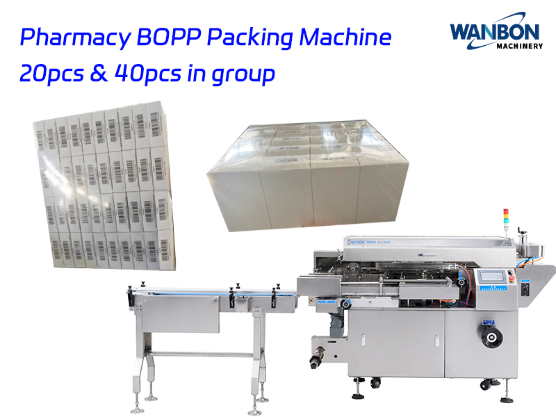 Pharmacy BOPP Packing Machine Group Packaging