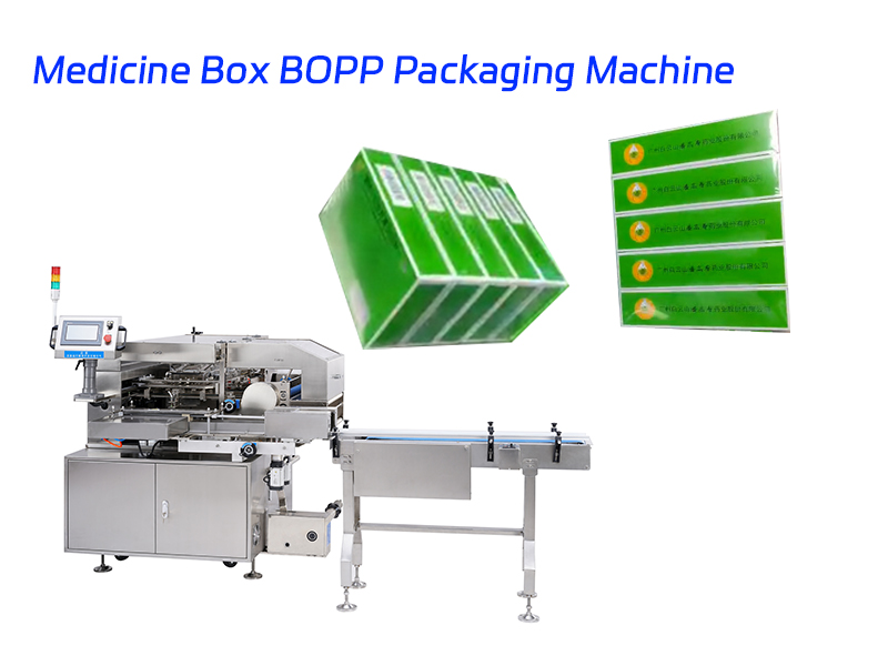 Medicine Box Bopp Over Packaging Machines for Pharma Industry